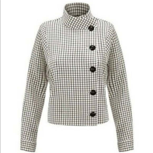 Cabi box check double breasted bomber - Picture 4 of 4